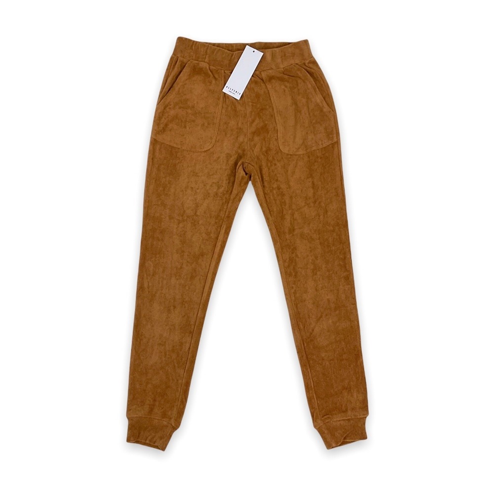 All Fenix Jogger Women Size XS Brown Sweatpants Terry Australia Tan NWT